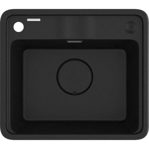 GRÁNIT MOSÓMEDENCE 1-RESZES MOMI GRAFIT FÉM 145252168