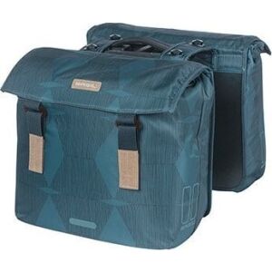 Basil Csomagtartó táska BASIL ELEGANCE DOUBLE PANNIER BAG MIK 40-49L, MIK System (ready to go) vízálló estate blue (NEW 2024) 145252872 - Kerékpáros táska