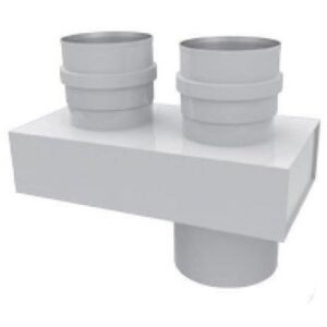 Jeremias Csatlakozó gyűjtő 60/100 tömítéssel (TWIN38A060/100) 145252998 - Kandalló & Kályha kiegészítő