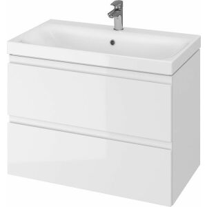 Dulap de baie Cersanit Moduo, S929-008, pentru lavoar Como 80/CREA 80/Moduo 80, inchidere lenta, 57x79.5x44.7 cm, Alb 145253020 - Mobilier de baie