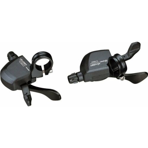 Microshift Váltókar MICROSHIFT XLE, Pár, 10 sebességes(3x10), Shimano kompatibilis, Xpress Trigger, Sebességjelző nélkül (NEW) 145253035