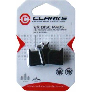 Clarks Fékbetét SHIMANO HOPE (Shimano XT 755-756, M775, Hope Mono 4, 5) fémes sínelt 145253067 - Kerékpár fékbetét
