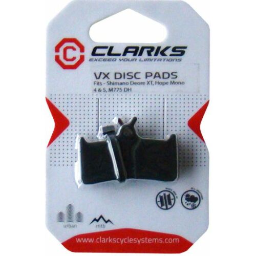 Clarks Fékbetét SHIMANO HOPE (Shimano XT 755-756, M775, Hope Mono 4, 5) fémes sínelt 145253067