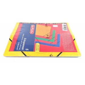 Herlitz Eckspanner     A4 Quality   farb.sort.   5er Packung 145253094 - Schnellhefter