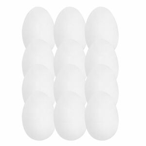 DEKORÁCIÓ DEK STYROPE TOJÁS 70MM 12DB FOL 8/64 145253159 - Szezonális dekoráció