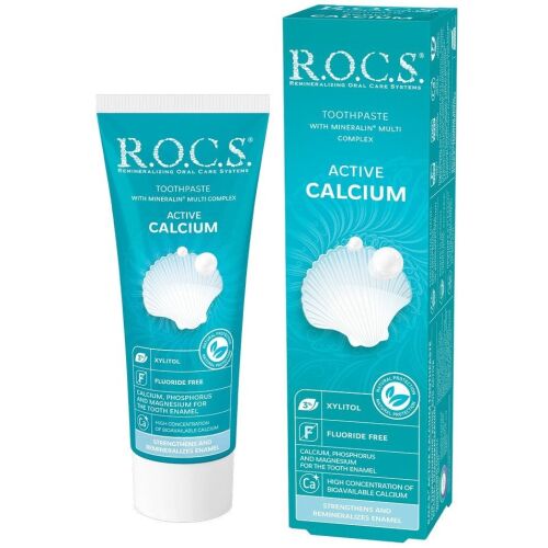 ROCS Fogkrém ACTIVE CALCIUM 75ml 145253224