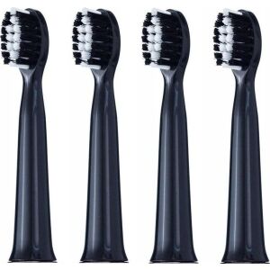 Vitammy cserefej szonikus fogkeféhez Harmony fekete 4 db 145253313 - Fogkefe és szájzuhany pótfej