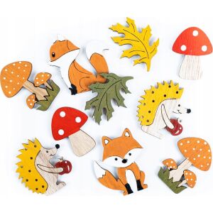 Selbstklebendes Holzdekor 10 Stück 145253835 - Kunst & Hobby