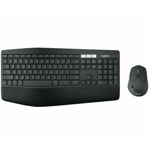 Logitech MK850 Performance Wireless Keyboard and Mouse Combo vezeték nélküli billentyűzet és egér RF Wireless + Bluetooth QWERTY Angol Fekete 145254196 - Billentyűzet