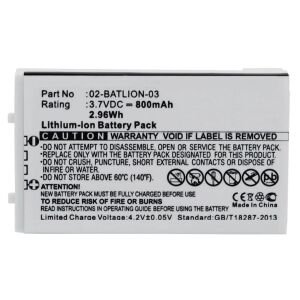 CoreParts Akku für Opticon Scanner 2.9Wh Li-ion 3.7V 800mAh Weiß, OPL-7724, OPL-7734, OPL-9700, OPL-9712, OPL-9713, OPL-9723 145254220 - Akkumulátor