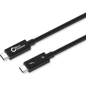 MicroConnect Thunderbolt 4 kábel, 2 M, 100 W, 8K60Hz 145254522 - Adatkábel