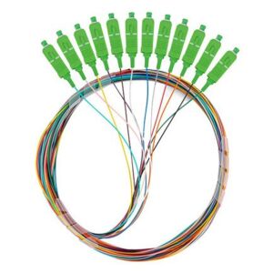 PIGTAIL ŚWIATŁOWÓD SM SC/APC EASY STRIP 9/125 G657A1 12X2M MULTIKOLOR LANBERG 145254539 - Kabel optyczny