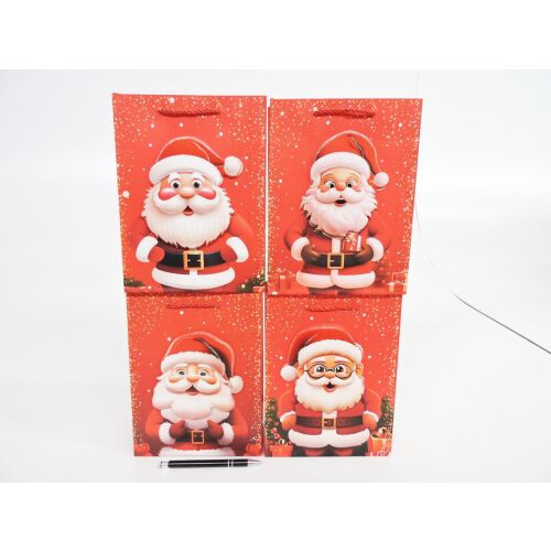 AST. TÁSKA x 12 BN AJÁNDÉK. 24x18x8.5 cm Mikulás 145254856