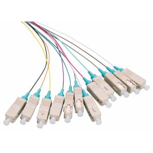 LOGON PROFESSIONAL LFP025 InfiniBand / fényvezető kábel 2 m SC Pigtail Aqua színű, Különböző színek 145254882 - Optikai kábel