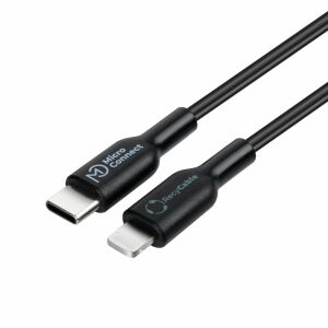 Microconnect ECO-USB3.1CL2 Lightning kábel 2 m Fekete 145255181 - Adatkábel