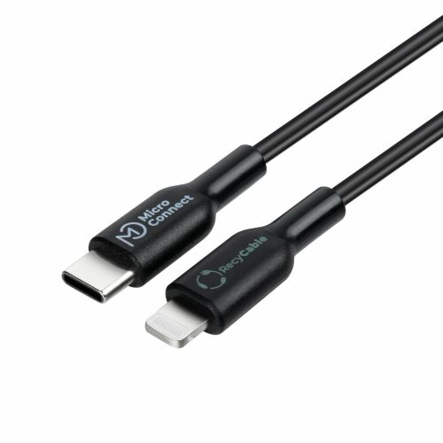 Microconnect ECO-USB3.1CL2 Lightning kábel 2 m Fekete 145255181