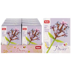 ÉPÍTŐKOCKA VIRÁGOK 147DB 10X13X6 MC DOBOZ 8/128