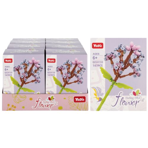 ÉPÍTŐKOCKA VIRÁGOK 147DB 10X13X6 MC DOBOZ 8/128 145255480