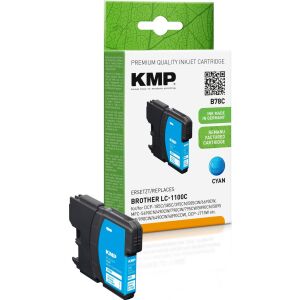 KMP B78C wkład atramentowy cyjan kompatybilny z Brother LC-1100 C 145255585 - Materiały eksploatacyjne do drukarek