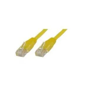 MicroConnect U/UTP CAT6 10M Sárga árnyékolatlan hálózati kábel PVC, PVC, 4x2xAWG 26 CCA 145255587 - Kábel