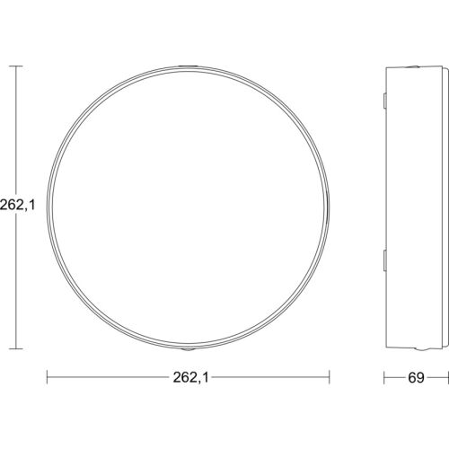 Steinel RS PRO A20 SC LED lámpa 12W 4000K IP54 IK10 230V antracit / alumínium 145255750