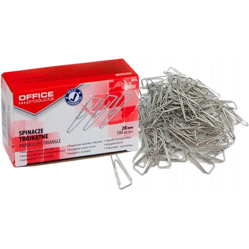 Irodai termékek Háromszög kapcsok IRODAI TERMÉKEK, 28mm, 100db, ezüst 145255883