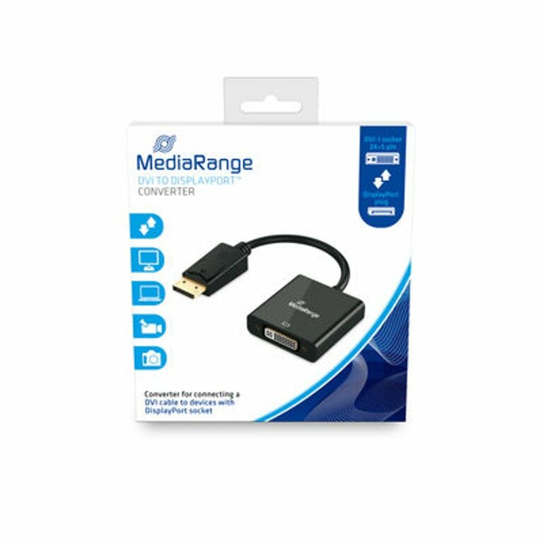 Konwerter DVI-DisplayPort MediaRange MRCS174 czarny