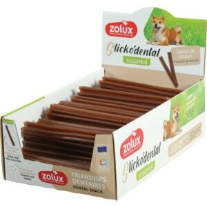 ZOLUX Fogászati kutyakeksz STICKODENTAL M kalciummal 12cm 80db 145256606 - Kutya jutalomfalat