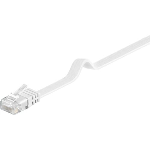MicroConnect U/UTP CAT6 7M fehér lapos árnyékolatlan hálózati kábel, PVC, 4x2xAWG 32/7 CU 145256620