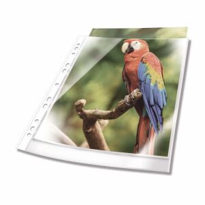 DURABLE Prospekthüllen A4 felül nyitott 25 darab üvegtiszta, fehér