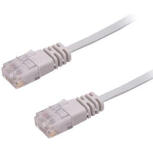MicroConnect U/UTP CAT6 5M Szürke lapos árnyékolatlan hálózati kábel, PVC, 4x2xAWG 32/7 CU 145256675 - Kábel