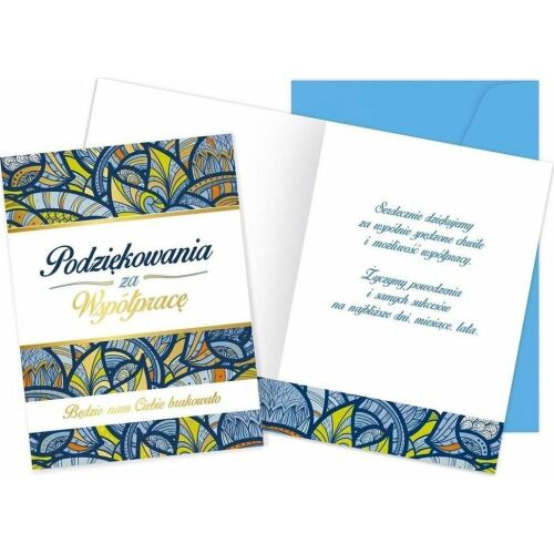 KUKARTKA Carnet Mulțumesc pentru colaborare 145256714