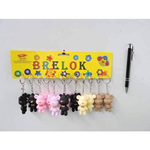 AST. Kulcstartó x 12, Teddy maci csokornyakkendővel, 4 col., fol. 145256978