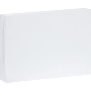 Herlitz Karteikarte A5 blanko weiß hf 100er Packung 145257020 - Jegyzettömb