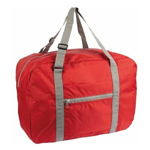 WEDO összecsukható vízálló utazótáska, nejlon, piros