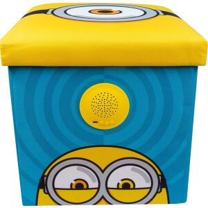 Fizz Minions schowek z głośnikami niebieski 145257222 - Pudełko i torba do przechowywania zabawek