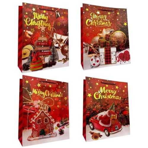 Díszes ajándékcsomagoló táska JP 9041B 26x32x10,5 cm mix ára 1 db 145257555