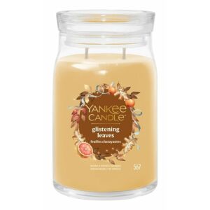 Yankee Candle Signature Glistening Leaves Nagy Gyertya 567g 145258085 - Légfrissítő