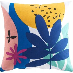 Douceur d`Interieur pamut díszpárna PAPAYA mintával, 45 x 45 cm 145258140 - Díszpárna