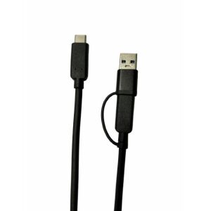 Kabel USB MicroConnect USB-C - USB-C + USB-A 1 m Czarny (USB3.1CCA1) 145258366 - Kabel USB