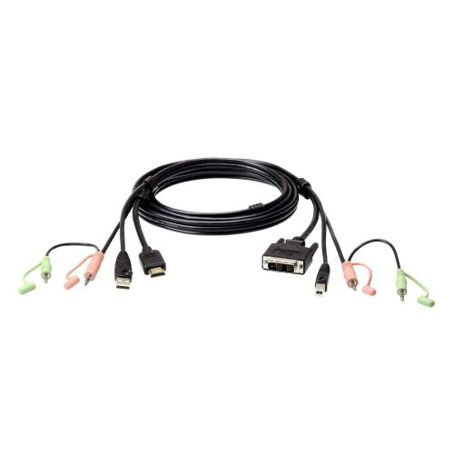 1,8M Cablu KVM USB la HDMI spre DVI-D cu Audio 145258871