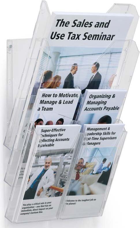 DURABLE Prospektspender Combiboxx Pro f A4 u 1/3 A4  transp