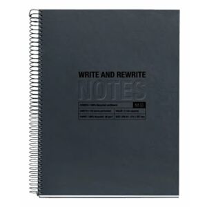 Miquelrius Notizblock SCHWARZ Recycle A5 80 Blatt 145259435 - Hefte