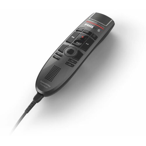 Szögletes nézet a Philips SpeechMike Premium Touch diktafonról - Diktafon