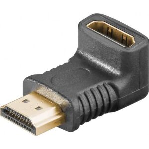 MicroConnect HDMI 19 Adapter kątowy F-M 4K Ultra HD 2160p (60 Hz) HDMI -HDMI Adapter kątowy 270° Pozłacane styki 145259576 - Konwerter HDMI