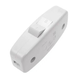 1-es fokozatú bölcsőkapcsoló 2,5A, fehér csatlakozó, vezetékhez