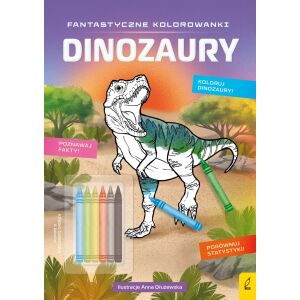 Csodálatos színezők ceruzákkal. Dinoszauruszok