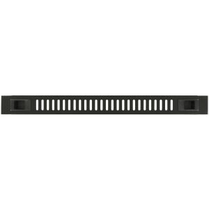 Lanview 1U 19" BIZTOSÍTÓS, SZELLŐZŐS ÜRES PANEL FEKETE
