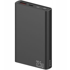 Mocny Powerbank Podróżny 2w1 10000mah 22.5w Usb Usb-a + Usb-c Type-c Proove / Pbf122120001 / Hyper Flux Plus / Czarny