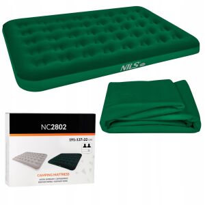 NC2802 TÚRISTA MATRAC FELFÚJHATÓ 191X137X22 CM ZÖLD NILS CAMP